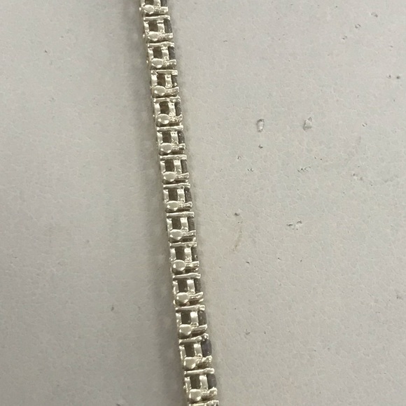 14k yellow gold Champagne diamond bracelet - Picture 4 of 5